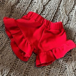 Bella-Breez Red Shorties 6-12 month
